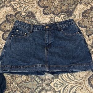 Princess Polly Indigo Denim Skort